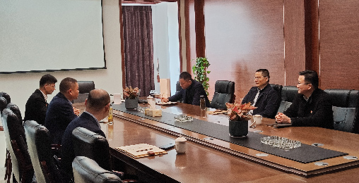 海盐县政协领导莅临新葡萄8883股份走访调研